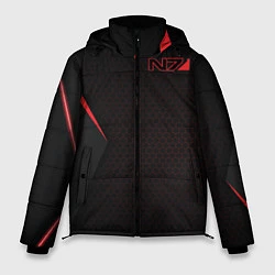 Куртка зимняя мужская Mass Effect N7, цвет: 3D-красный