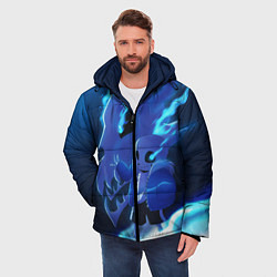 Куртка зимняя мужская UNDERTALE, цвет: 3D-светло-серый — фото 2