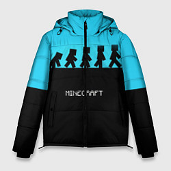 Куртка зимняя мужская MINECRAFT, цвет: 3D-светло-серый