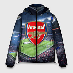 Куртка зимняя мужская FC Arsenal, цвет: 3D-красный