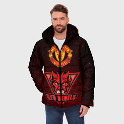 Куртка зимняя мужская Манчестер, цвет: 3D-красный — фото 2