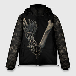 Куртка зимняя мужская Vikings bones logo, цвет: 3D-красный