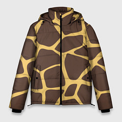 Мужская зимняя куртка Окрас жирафа
