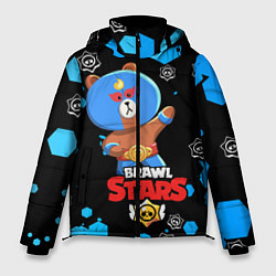 Куртка зимняя мужская BRAWL STARS EL BROWN, цвет: 3D-черный