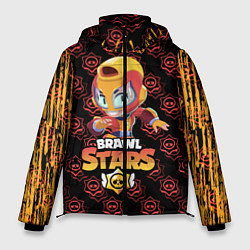 Куртка зимняя мужская BRAWL STARS MAX, цвет: 3D-черный