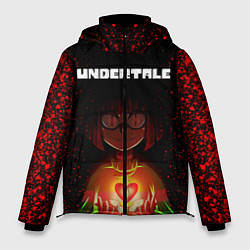 Куртка зимняя мужская UNDERTALE CHARA, цвет: 3D-красный