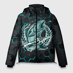 Куртка зимняя мужская Go Fishing!, цвет: 3D-красный