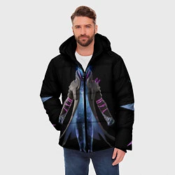 Куртка зимняя мужская Fortnite Спина, цвет: 3D-черный — фото 2