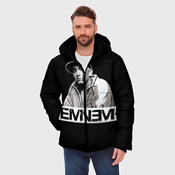 Куртка зимняя мужская Eminem, цвет: 3D-черный — фото 2