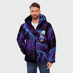 Куртка зимняя мужская Brawl Stars LEON SHARK, цвет: 3D-черный — фото 2