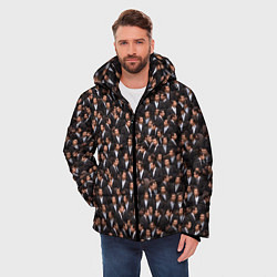 Куртка зимняя мужская Растерянный Траволта, цвет: 3D-светло-серый — фото 2