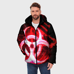 Куртка зимняя мужская Plague Inc ShB Oko, цвет: 3D-красный — фото 2