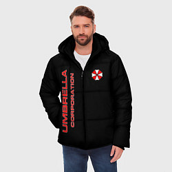 Куртка зимняя мужская Umbrella Corporation, цвет: 3D-красный — фото 2