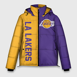 Куртка зимняя мужская LA LAKERS, цвет: 3D-черный