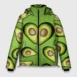 Мужская зимняя куртка Люблю авокадо