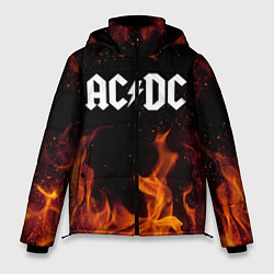 Куртка зимняя мужская AC DC, цвет: 3D-черный