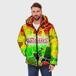 Куртка зимняя мужская Роблокс, цвет: 3D-черный — фото 2