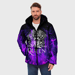 Куртка зимняя мужская QUEEN, цвет: 3D-черный — фото 2