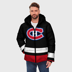 Куртка зимняя мужская Монреаль Канадиенс, цвет: 3D-светло-серый — фото 2