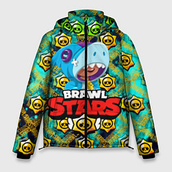 Куртка зимняя мужская Brawl Stars Leon, цвет: 3D-черный