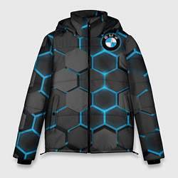 Куртка зимняя мужская BMW, цвет: 3D-черный