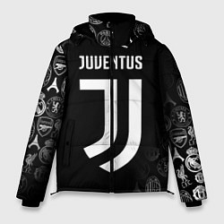 Куртка зимняя мужская JUVENTUS, цвет: 3D-красный