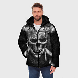 Куртка зимняя мужская Iron Maiden, цвет: 3D-черный — фото 2