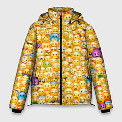 Мужская зимняя куртка Смайлики Emoji