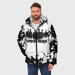 Куртка зимняя мужская LINKIN PARKспина, цвет: 3D-черный — фото 2