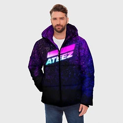 Куртка зимняя мужская ATEEZ neon, цвет: 3D-черный — фото 2
