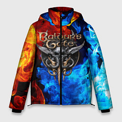 Куртка зимняя мужская BALDURS GATE, цвет: 3D-красный