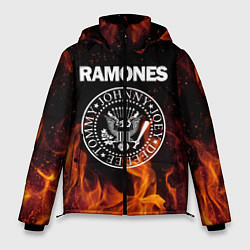Куртка зимняя мужская Ramones, цвет: 3D-красный