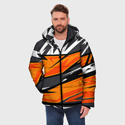 Куртка зимняя мужская Bona Fide Одежда для фитнеса, цвет: 3D-черный — фото 2