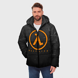Куртка зимняя мужская HALF - LIFE, цвет: 3D-черный — фото 2