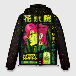 Куртка зимняя мужская Приключения ДжоДжо, цвет: 3D-черный
