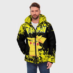 Куртка зимняя мужская POKEMON, цвет: 3D-черный — фото 2