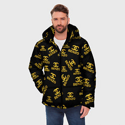 Куртка зимняя мужская Benzo Gang - Big Baby Tape, цвет: 3D-черный — фото 2