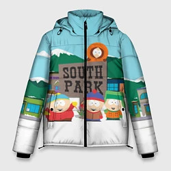 Куртка зимняя мужская Южный Парк, цвет: 3D-красный