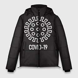 Куртка зимняя мужская COVID-19, цвет: 3D-черный