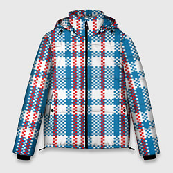 Куртка зимняя мужская Текстура Сумка Челнока, цвет: 3D-светло-серый