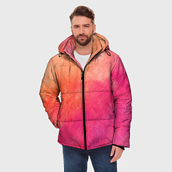 Куртка зимняя мужская Краски, цвет: 3D-черный — фото 2