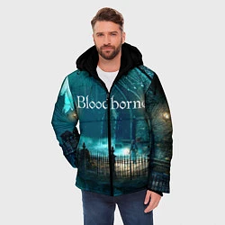 Куртка зимняя мужская Bloodborne, цвет: 3D-черный — фото 2