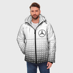 Куртка зимняя мужская Mercedes-Benz, цвет: 3D-черный — фото 2