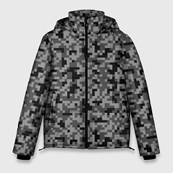 Куртка зимняя мужская КАМУФЛЯЖ GRAY, цвет: 3D-светло-серый