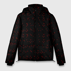Куртка зимняя мужская Предатор Алфавит Z, цвет: 3D-черный