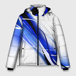 Мужская зимняя куртка GEOMETRY STRIPES BLUE