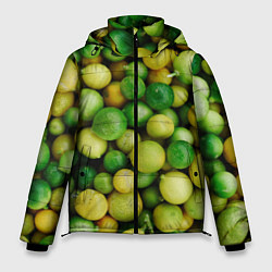 Куртка зимняя мужская Цытрусы, цвет: 3D-черный