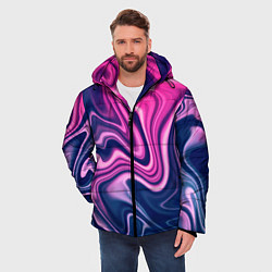 Куртка зимняя мужская Abstraction, цвет: 3D-черный — фото 2