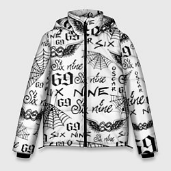 Куртка зимняя мужская 6IX9INE ТАТУИРОВКИ, цвет: 3D-черный