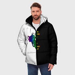 Куртка зимняя мужская Лягуха, цвет: 3D-черный — фото 2